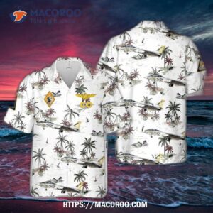 Us Navy F-14 Tomcat Aircraft Of Vf-142 The Ghostriders Hawaiian Shirt