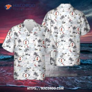 Us Navy Lockheed Martin S-3a Viking Screwbirds Vs-33 (1983) Hawaiian Shirt