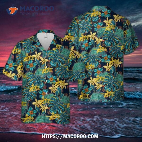 Us Navy Underwater Demolition Badge Hawaiian Shirt