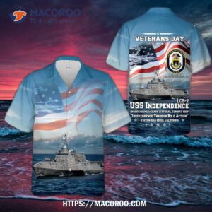 Us Navy Uss Independence (lcs-2), Veteran Day Hawaiian Shirt