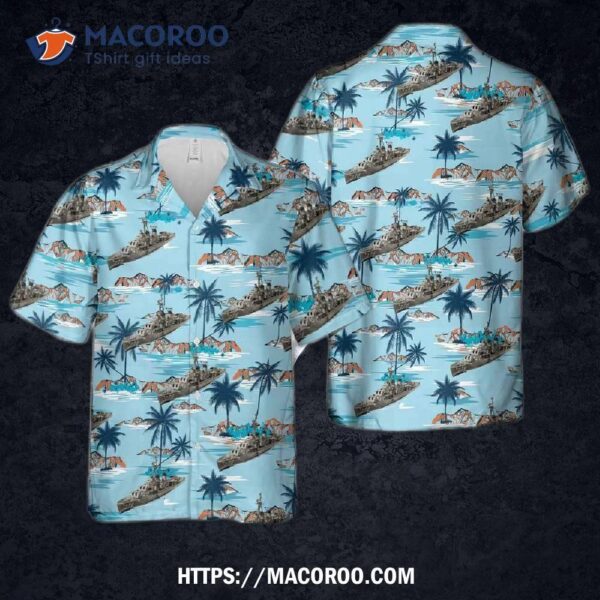 Us Navy Uss Massey (dd-778) Hawaiian Shirt