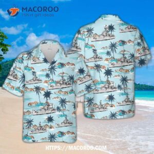 Us Navy Uss Valcour (avp-55) Hawaiian Shirt