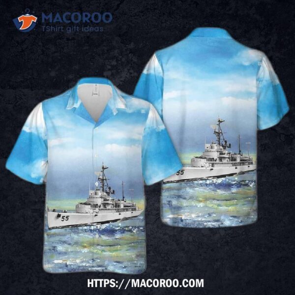 Us Navy Uss Valcour (avp-55) Hawaiian Shirt