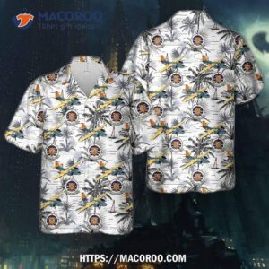 Us Navy Vc-5 Checkertails (1971) S-2 Tracker Hawaiian Shirt