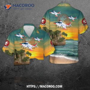 Us Navy Vt-4 Warbucks Squadron T-2 Hawaiian Shirt