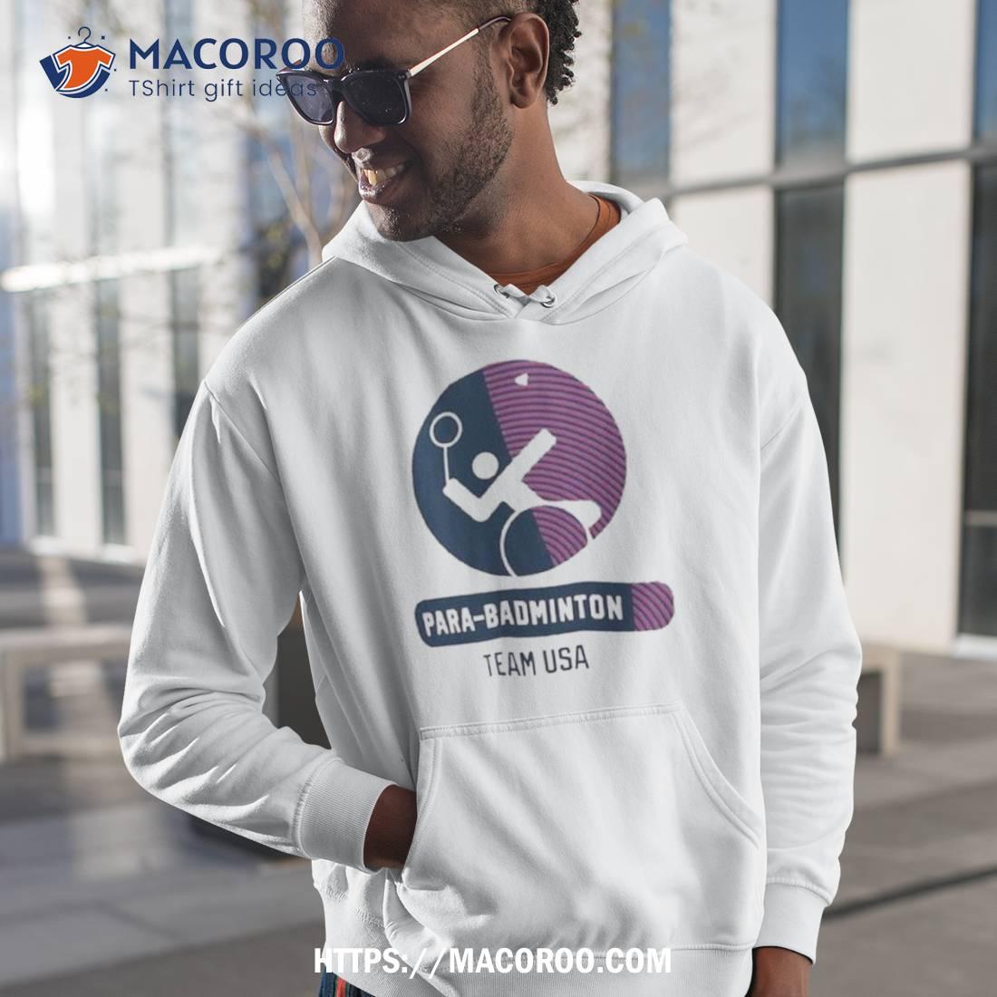 Us Paralympic Badminton Radiating Victory T Shirt Us Paralympic Badminton Radiating Victory T Shirt