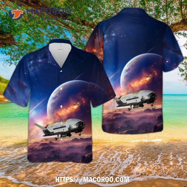 Us Space Force X-37b Orbital Test Vehicle Hawaiian Shirt