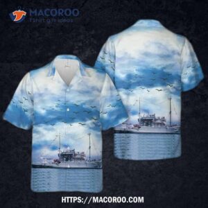 Uss Current (ar-s22) U.s Navy Ship Reunions Hawaiian Shirt