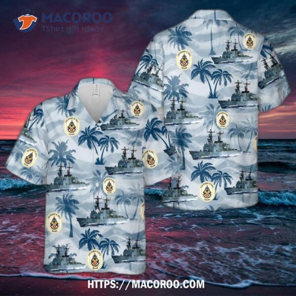 Uss Harry W Hill Dd-986 Hawaiian Shirt