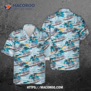 Uss Mispillion (ao-105) U.s Navy Ship Reunions Hawaiian Shirt