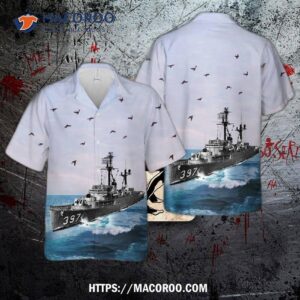 Uss Wilhoite (de/der 397) U.s Navy Ship Reunions Hawaiian Shirt