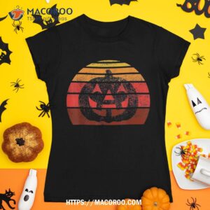 Vintage Halloween Pumpkin, Funny Retro Jack O Lantern Shirt