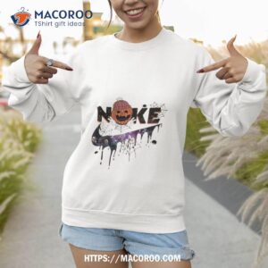 vintage halloween swoosh skeleton pumpkin nike logo 2023 shirt sweatshirt 1