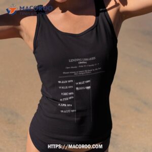 Vintage Library Card Shirt