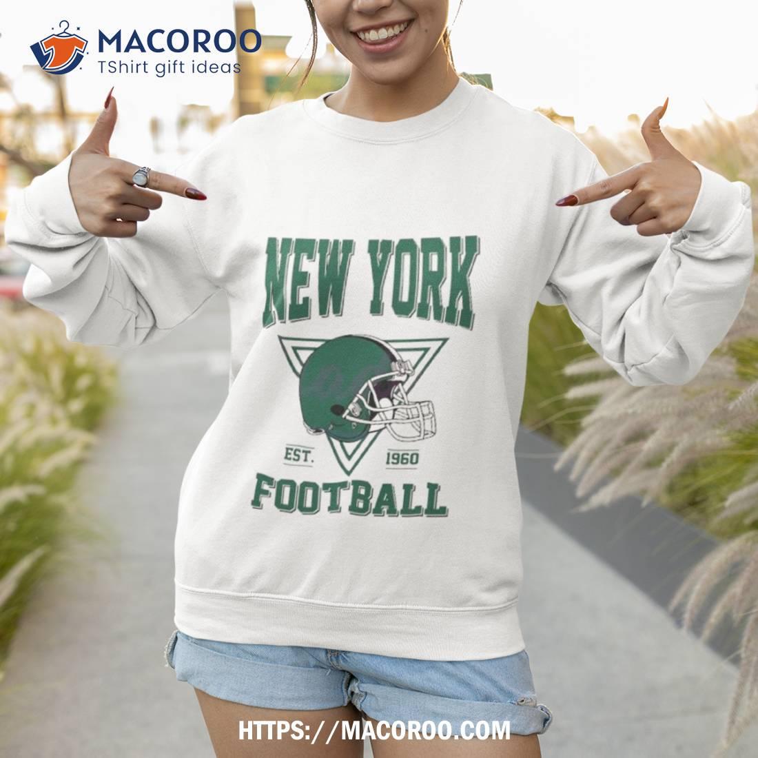 New York Football Sweatshirt T-shirt Vintage New York 