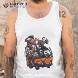 virginia cavaliers horror movies characters bus halloween 2023 shirt tank top
