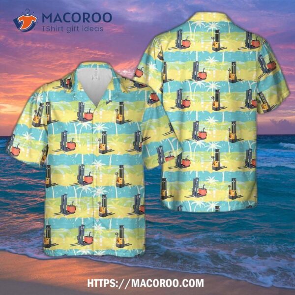 Warehouse Pallet Stackers Hawaiian Shirt