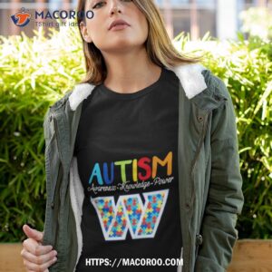 Washington Commanders Autism Awareness Knowledge Power Shirt