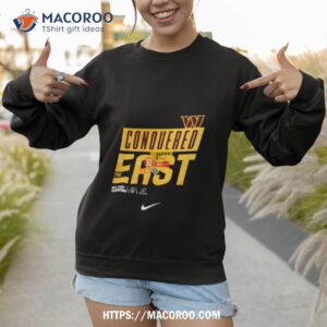 washington commanders conquered the east shirt sweatshirt