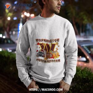 washington commanders fall helmet pumpkin shirt sweatshirt
