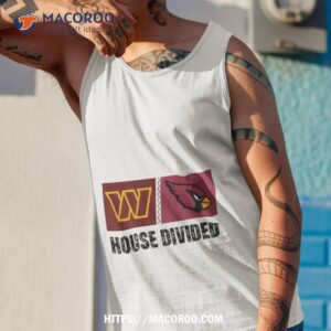 washington commanders vs arizona cardinals house divided shirt tank top 1