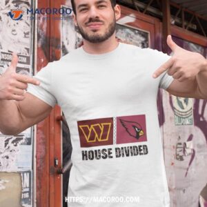 Washington Commanders Vs Arizona Cardinals House Divided Shirt