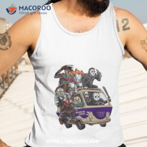 washington huskies horror movies characters bus halloween 2023 shirt tank top 3