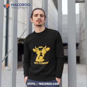 we comin coach prime buffaloes football shirt sweatshirt 1