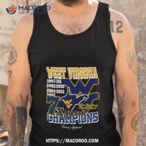 west virginia football 7x big east champions take me home country roads graphic t shirt tank top