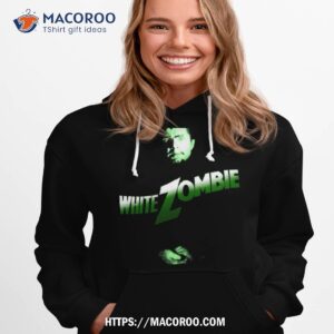 white zombie shirt hoodie 1
