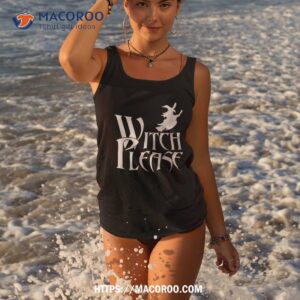 witch please halloween funny vintage kids tee shirt tank top