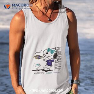 woodstock snoopy ravens shirt tank top