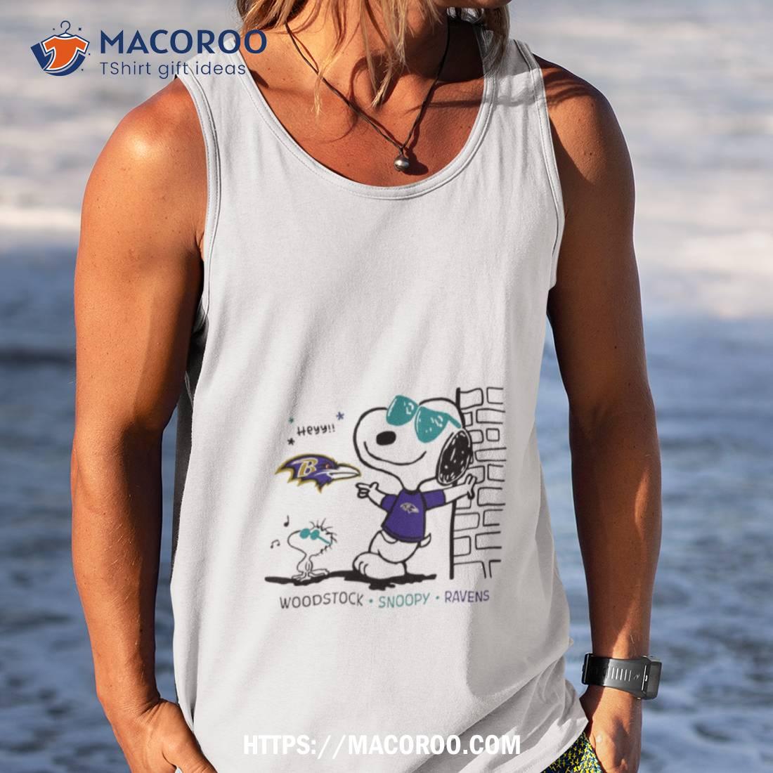 Woodstock Snoopy Ravens Shirt