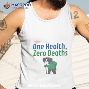 world rabies day one health zero deaths shirt tank top 3