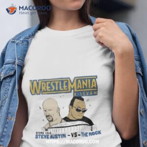 Wrestlemania X7 Austin Vs Rock Shirt