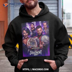 wwe doomsday has arrived the judgment day glittering all in gold unisex shirt hoodie