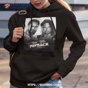 Wwe Payback Seth Rollins Vs Shinsuke Nakamura Match Poster Unisex Shirt