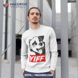 yiff dog shirt sweatshirt 1