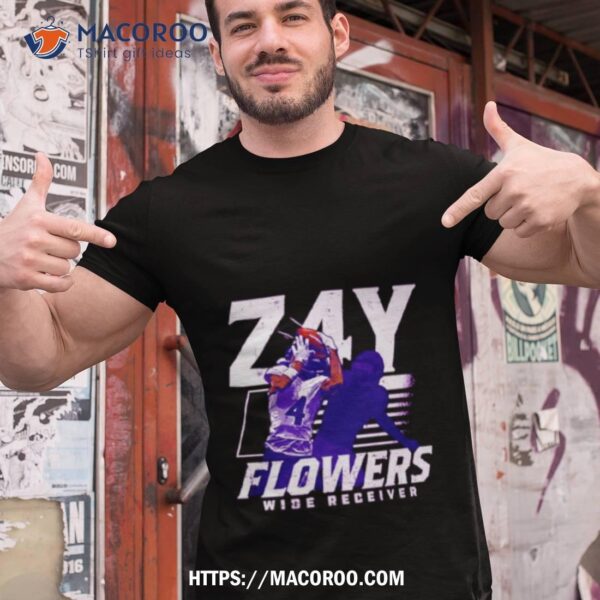 Zay Flowers Baltimore Player Football Shirt