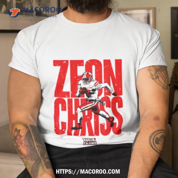 Zeon Chriss Caricature Louisiana Football Shirt