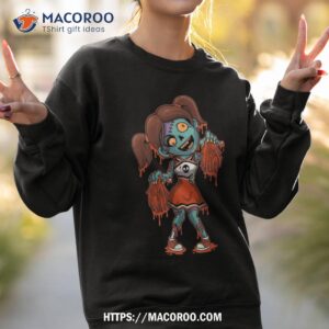 zombie cheerleader halloween trick or treating gift shirt sweatshirt 2