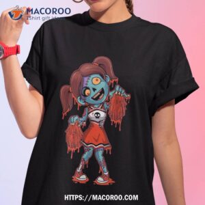 Zombie Cheerleader Halloween Trick Or Treating Gift Shirt