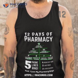 12 days of pharmacy 2023 shirt tank top