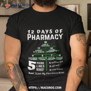 12 days of pharmacy 2023 shirt tshirt