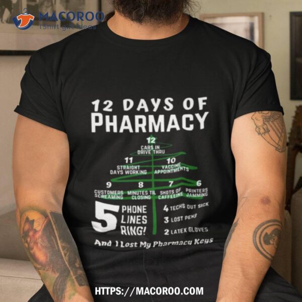 12 Days Of Pharmacy 2023 Shirt