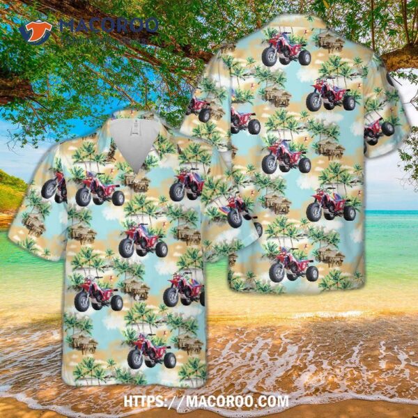 1985 Honda Atc 350x Hawaiian Shirt