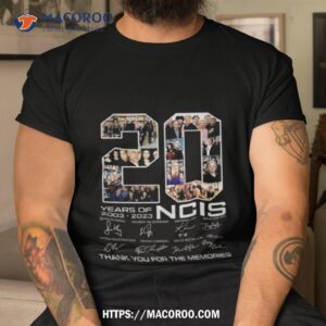 20 Years Of 2003 2023 Ncis Signature Thank You For The Memories Shirt