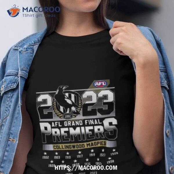 2023 Afl Grand Final Premiers Collingwood Magpies 1902 – 2023 T Shirt