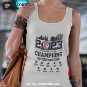 2023 al central division champions minnesota twins shirt tank top 4