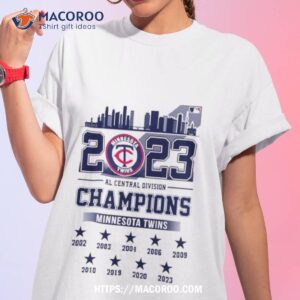 2023 Al Central Division Champions Minnesota Twins Shirt